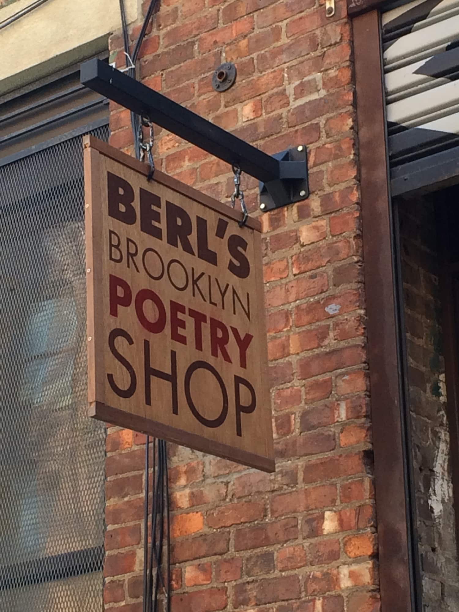 Berls Brooklyn Poetry Shop