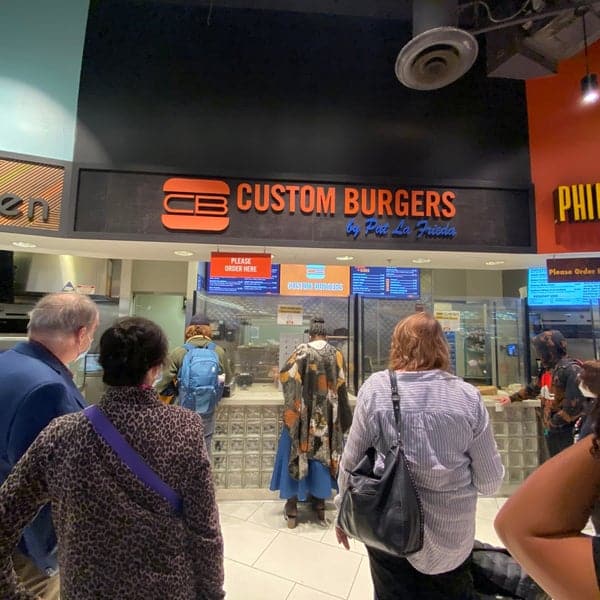 Custom Burger at JFK Terminal 5